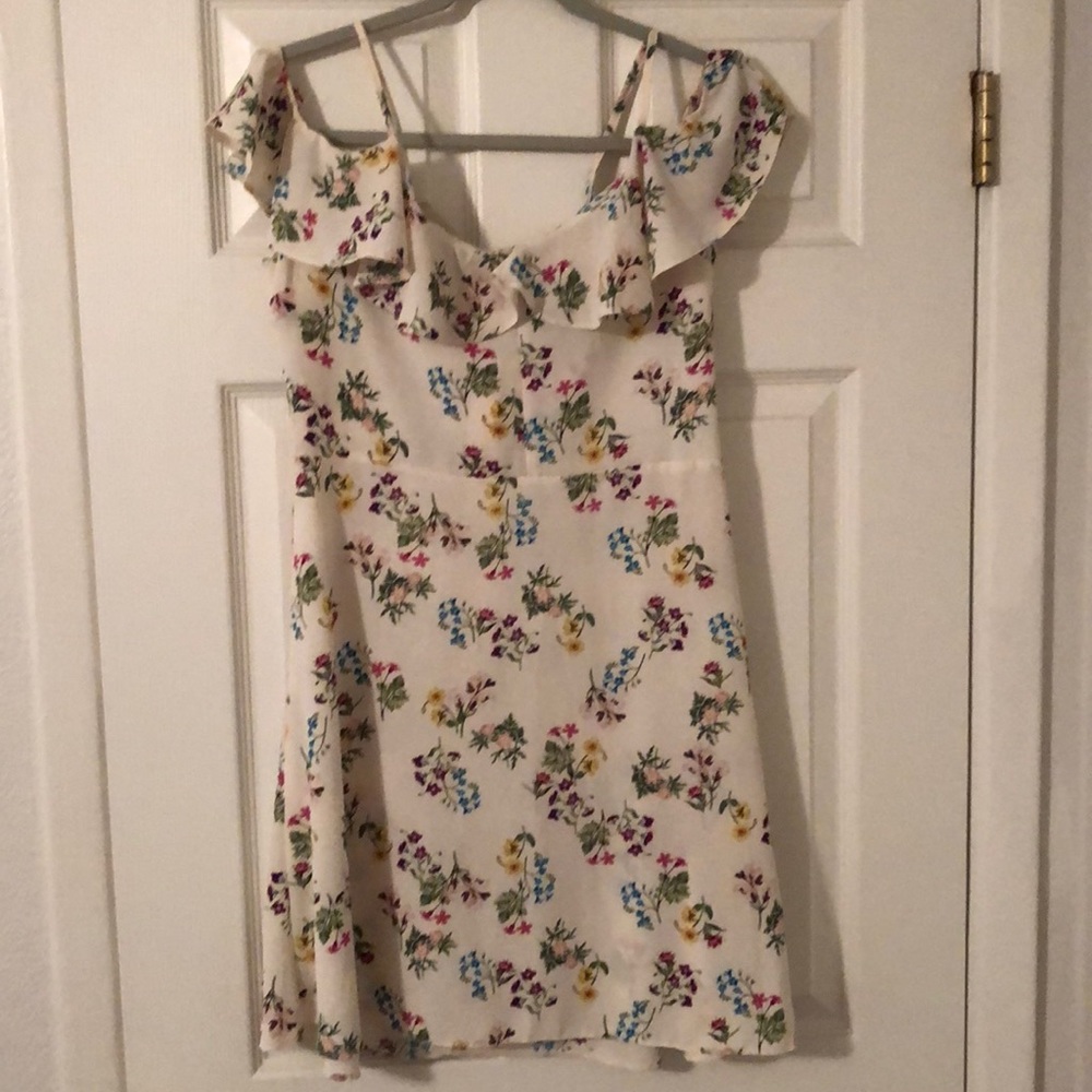 PRIMARK White floral Bardot dress for